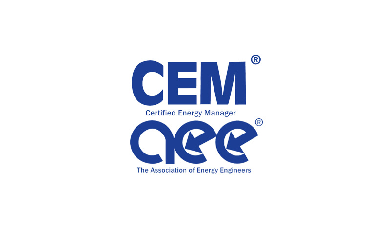 Certified Energy Manger CEM AEE logos